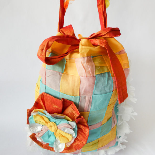 Photo sac porté épaule multicolore (4)