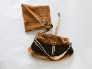 photo sac de deux teintes de marron dont imitation fourrure(4)